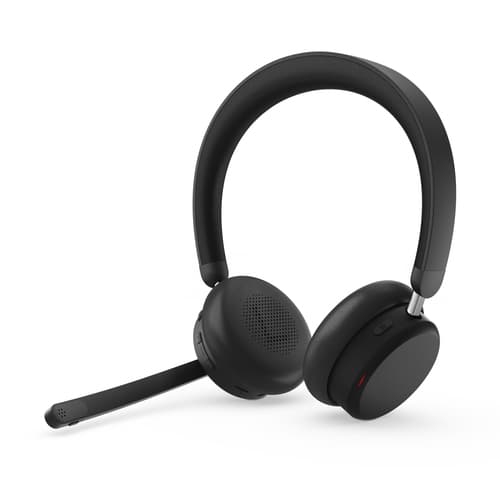 Lenovo 6550 - Headset - on-ear - Bluetooth - wireless - active noise cancelling - black - Certified for Microsoft Teams — view 4