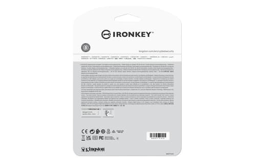 Kingston IronKey Vault Privacy 50 Series - USB flash drive - encrypted - 128 GB - USB 3.2 Gen 1 - TAA Compliant — view 5
