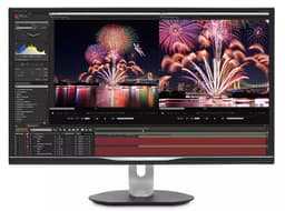 Philips Brilliance P-line 328P6AUBREB - LED monitor - 32" - 2560 x 1440 QHD @ 60 Hz - IPS - 450 cd/m� - 1200:1 - HDR10 - 4 ms - HDMI, VGA, DisplayPort, USB-C - speakers - textured black