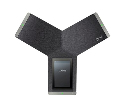 Poly Trio C60 NR - For Microsoft Teams - conference VoIP phone - with Bluetooth interface - IEEE 802.11a/b/g/n (Wi-Fi) / Bluetooth 4.2 - 5-way call capability - SIP, SRTP, SDP - 3 lines - black — view 7