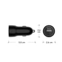 re-charge-Car Chrg USB-A 18W-BLK thumbnail 5