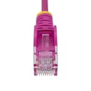 StarTech.com 10m Pink Slim CAT6 Ethernet Cable, Snagless, 28AWG, LSZH - Patch cable - RJ-45 (M) to RJ-45 (M) - 10 m - 3.6 mm - UTP - CAT 5/5e/6 - IEEE 802.3bt - snagless, halogen-free, stranded copper - pink