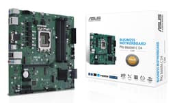 ASUS PRO B660M-C D4-CSM - Motherboard - micro ATX - LGA1700 Socket - B660 Chipset - USB 3.2 Gen 1, USB-C Gen1 - Gigabit LAN - onboard graphics (CPU required) - HD Audio (8-channel) - ASUS Corporate Stable Model (CSM)