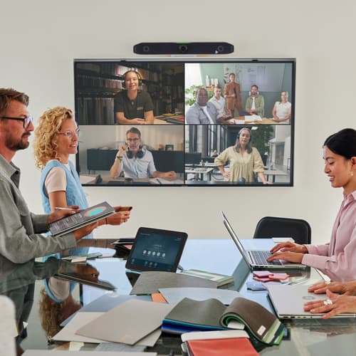 Poly Studio X52 - All-in-One video bar - white - TAA Compliant — view 9