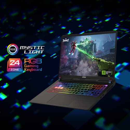 MSI Vector 18 HX AI A2XWJG-804UK Intel Core Ultra 9 275HX Laptop 45.7 Cm (18) Quad HD+ 32 GB DDR5-SDRAM 2 TB SSD NVIDIA GeForce RTX 5090 Wi-Fi 7 (802.11be) Windows 11 Home Grey" — view 25