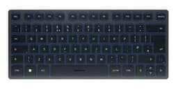 CHERRY KW 7100 Mini - Keyboard - wireless - Bluetooth 5.1 - QWERTY - UK - key switch: CHERRY SX - slate blue - plastic free packaging