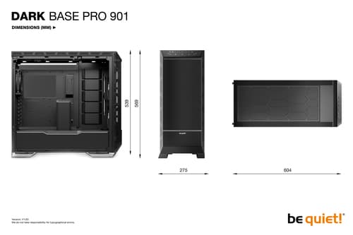 DARK BASE PRO 901 GAMING CASE BLACK — view 13