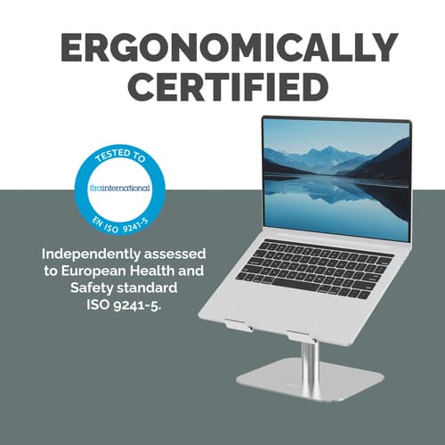 ALUMIA DESK LAPTOP STAND SILVER — view 5