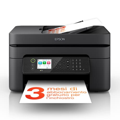 Epson WorkForce WF-2950DWF 2950DWF WF2950DWF 2950DWF WF2950 2950 - Multifunction printer - colour - ink-jet - 216 x 297 mm (original) - A4/Letter (media) - up to 10 ppm (printing) - 100 sheets - 33.6 Kbps - USB 2.0, Wi-Fi(n)