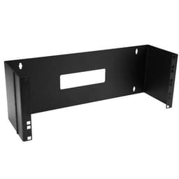 StarTech.com 4U Hinged Wall Mount Patch Panel Bracket - 6 inch Deep - 19" Patch Panel Swing Rack for Shallow Network Equipment- 33lbs (WALLMOUNTH4) - Wall mount bracket - 4U - 19"