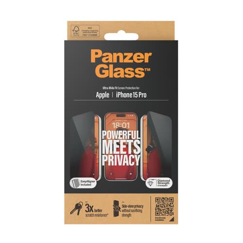 PANZERGLASS PRIVACY IPHONE 15 PRO — view 4