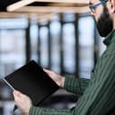 StarTech.com 4-Way 12.3in Surface Pro 4/5/6/7/7+ Privacy Screen Filter, Portrait/Landscape, Touch-Enabled, +/- 30 Deg. View, Blue Light Reduction, Matte Finish - Notebook privacy filter (horizontal) - adhesive - 12.3" - black