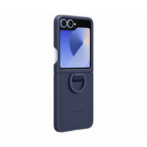 SILI CASE W/RING FLIP7 FE/6 NAVY — view 3