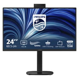 Philips 24B2U3301H - LED monitor - 1920 x 1080 Full HD (1080p) @ 120 Hz - IPS - 1500:1 - HDMI, DisplayPort, USB-C - speakers - black