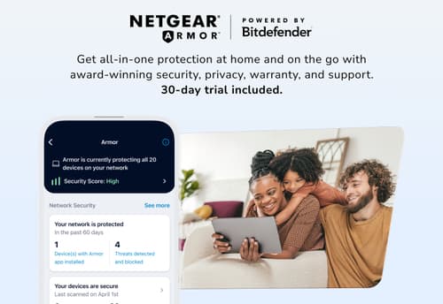 NETGEAR Orbi 870 Series RBE873 - Wi-Fi system - (router, 2 extenders) - up to 9,000 sq.ft - mesh 10GbE, 2.5GbE, Wi-Fi 7 Multi-Band — view 10