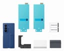FOLD7 SILICONE CASE WITH STAND BLUE thumbnail 5