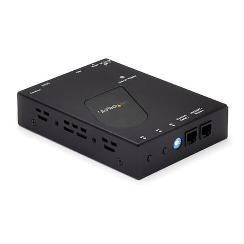 StarTech.com HDMI Video Over IP Gigabit LAN Ethernet Receiver for ST12MHDLAN - 1080p - HDMI Extender over Cat6 Extender Kit (ST12MHDLANRX) - Video/audio extender - receiver - 1GbE, HDMI - up to 100 m - for P/N: ST12MHDLAN, SVA12M2NEUA, SVA12M5NA, VIDWALLMNT
