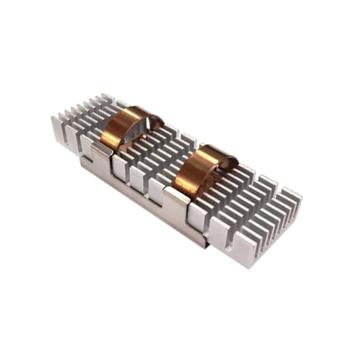 QNAP HS-M2SSD-02 - Solid state drive heatsink - dark green (pack of 2) - for QNAP QuCPE-3032-C3558R-8G