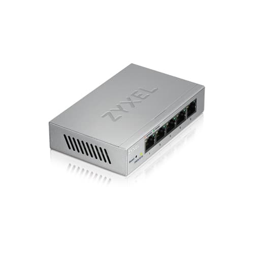 Zyxel GS1200-5 - Switch - Managed - 5 x 10/100/1000 - desktop — view 3