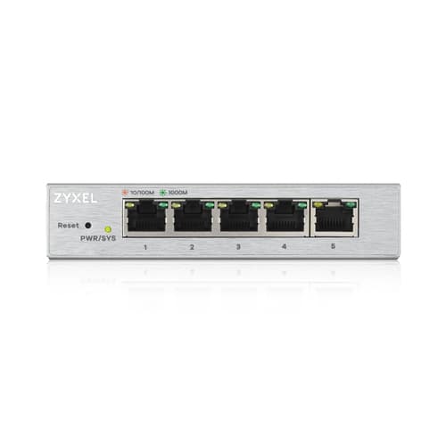 Zyxel GS1200-5 - Switch - Managed - 5 x 10/100/1000 - desktop — view 4