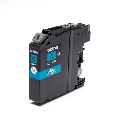 Brother LC123C - High Yield - cyan - original - ink cartridge - for Brother DCP-J132, J152, J172, J552, J752, MFC-J245, J470, J650, J6520, J6720, J6920, J870 — view 3