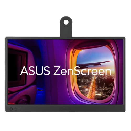 ASUS ZenScreen MB169CK - LED monitor - 16" (15.6" viewable) - portable - 1920 x 1080 Full HD (1080p) @ 60 Hz - IPS - 250 cd/m� - 1000:1 - 5 ms - Mini HDMI, 2xUSB-C - black — view 6