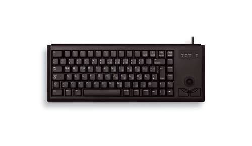 CHERRY Compact-Keyboard G84-4400 - Keyboard - PS/2 - US - black