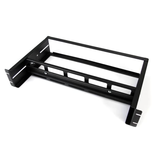 StarTech.com 2U DIN Rail Kit for Standard 19" Rack - Adjustable Depth Rackmount DIN Rail with Top Hat, Mini, G Rails (ADJDINKIT) - Rack rail kit - black - 2U - 19" - for P/N: RK12OD2, RK2537BKM, RK3236BKF, RK4236BKB, RK4242BK24, RK4242BK30, RK4OD, RKQMCAB12V2