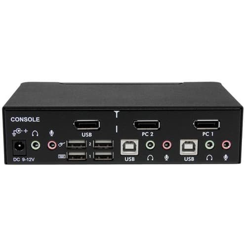 DisplayPort USB KVM Switch 2 Port with Audio — view 4