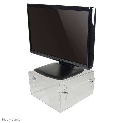 Neomounts NSMONITOR40 - Stand - for Monitor - acrylic - transparent — view 1