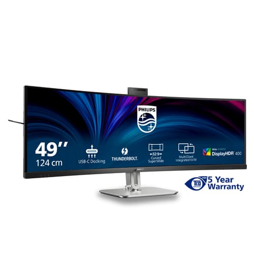 Philips 49B2U6903CH - 6000 Series - LED monitor - curved - 49" — view 4