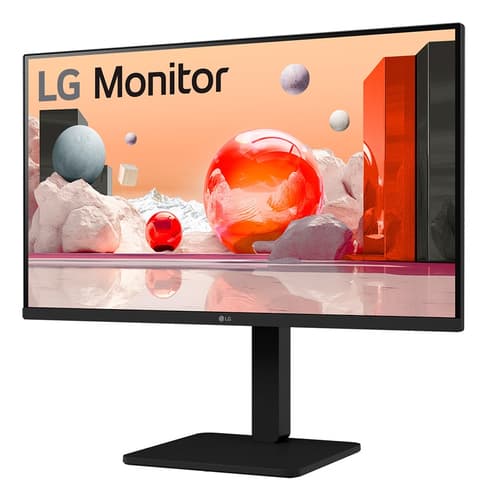 LG 27BA550-B - LCD monitor - 27" - 1920 x 1080 Full HD (1080p) @ 100 Hz - IPS - 250 cd/m� - 1300:1 - 5 ms - HDMI, VGA, DisplayPort - speakers - matte black — view 3