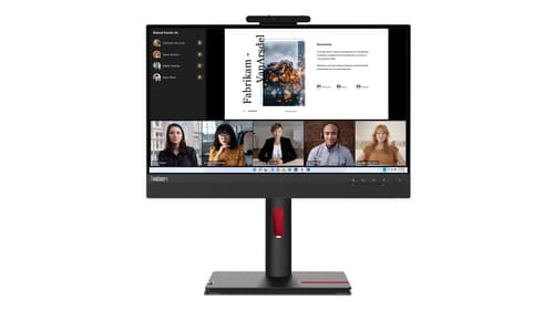 Lenovo ThinkCentre Tiny-in-One 22 Gen 5 - LED monitor - 22" (21.5" viewable) - 1920 x 1080 Full HD (1080p) @ 60 Hz - IPS - 250 cd/m� - 1000:1 - 4 ms - HDMI, DisplayPort - speakers - raven black