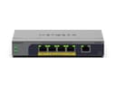 NETGEAR Easy Smart GS105EP - Switch - L3 - smart - 1 x 10/100/1000 + 4 x 10/100/1000 (PoE+) - desktop, wall-mountable - PoE+ (63 W) thumbnail 2