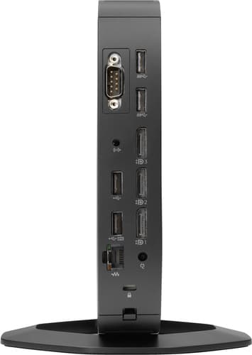HP t640 - Thin client - SFF - 1 x Ryzen Embedded R1505G / up to 3.3 GHz - RAM 8 GB - flash 64 GB - Radeon Vega 3 - Gigabit Ethernet - Windows 10 IoT Enterprise for Thin Clients 64-bit - monitor: none - keyboard: UK — view 4