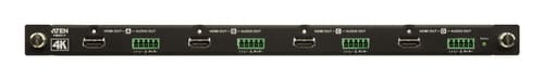 ATEN VM8814 4-Port 4K HDMI Output Board with Scaler - Expansion module - HDMI x 4 - for VanCryst VM1600A, VM3200, VM3250 — view 3