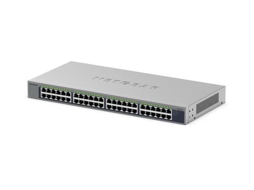NETGEAR GS748 - Switch - unmanaged - 48 x 10/100/1000 - desktop, wall-mountable — view 3