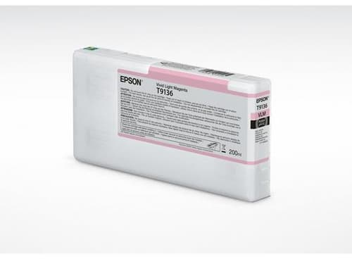 Epson T9136 - 200 ml - vivid light magenta - original - ink cartridge - for SureColor SC-P5000 STD Spectro, SC-P5000 Violet, SC-P5000 Violet Spectro
