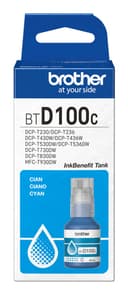 Brother BTD100C - 48.8 ml - high capacity - cyan - original - hanging box - ink refill - for Brother DCP-T530DW, DCP-T730DW, MFC-T930DW thumbnail 1