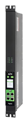 APC EasyPDU EPDU2016S - Power distribution unit (rack-mountable) - switched - AC 230 V - 3680 VA - 1-phase - Ethernet 10/100/1000, serial, USB - output connectors: 8 (power IEC 60320 C13) - 1U - 19" - 2.5 m cord - black thumbnail 1