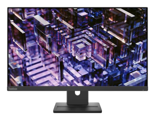 Lenovo ThinkVision E24q-30 - LED monitor - 24" (23.8" viewable) - 2560 x 1440 QHD @ 100 Hz - IPS - 300 cd/m� - 1300:1 - 4 ms - HDMI, DisplayPort - speakers - raven black