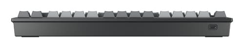 CHERRY KW 300 MX - Keyboard - 75% - compact - backlit - wireless - Bluetooth 5.2, USB-C - QWERTY - US - key switch: CHERRY MX2A Silent Red - black — view 4