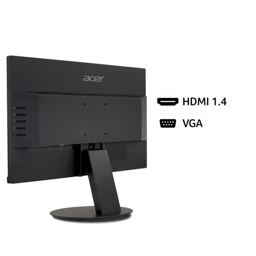 Acer E220Q E3bi - E0 Series - LED monitor - 22" (21.5" viewable) - 1920 x 1080 Full HD (1080p) @ 100 Hz - IPS - 250 cd/m� - 1000:1 - 5 ms - HDMI, VGA - black — view 6