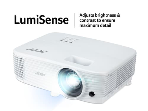 Acer P1357Wi - DLP projector - portable - 3D - WXGA (1280 x 800) - 16:10 — view 4