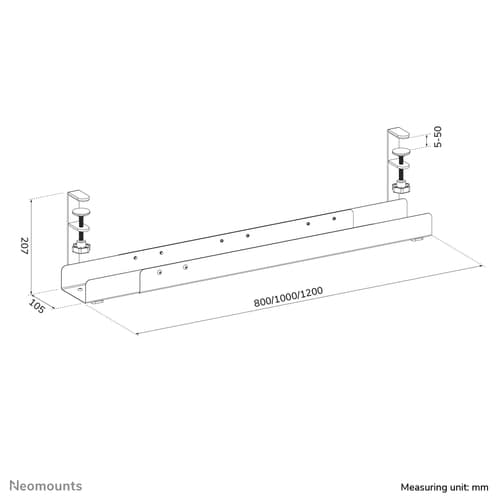 Neomounts ADS07-120WH Cable duct — view 13