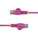 StarTech.com 10m Pink Slim CAT6 Ethernet Cable, Snagless, 28AWG, LSZH - Patch cable - RJ-45 (M) to RJ-45 (M) - 10 m - 3.6 mm - UTP - CAT 5/5e/6 - IEEE 802.3bt - snagless, halogen-free, stranded copper - pink