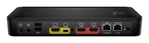 Poly Studio G62 - Without power cord - video conferencing system - Certified for Microsoft Teams, Certified for Poly Video - black - TAA Compliant - with PoE+ Adapter — view 9