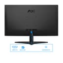 AOC Q27B36X - B36 Series - LCD monitor - 27" - 2560 x 1440 QHD @ 144 Hz - IPS - 300 cd/m� - 1500:1 - HDR10 - 0.5 ms - HDMI, DisplayPort - black thumbnail 3