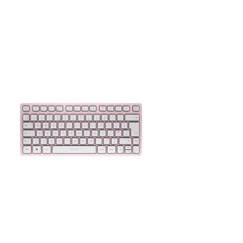 CHERRY KW 7100 MINI BT - Keyboard - 75% - compact TKL - wireless - Bluetooth 5.1 - QWERTY - UK - key switch: CHERRY SX - cherry blossom - plastic free packaging