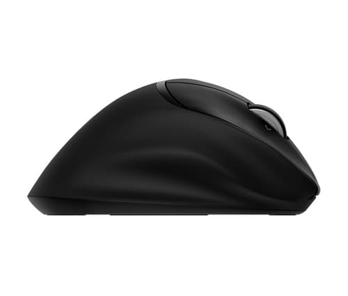 HP 725M - Mouse - ergonomic - 21� semi-vertical tilt - right-handed - 7 buttons - wireless - Bluetooth, 2.4 GHz - USB wireless receiver - black — view 7